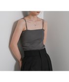 【セレクトモカ/SELECT MOCA】のダブルストラップカップ付きキャミソール 大人の最旬トレンドファッション＆コーディネート founy(ファウニー) ファッション Fashion レディースファッション Fashion for Women トップス・カットソー Cut & Sew Tops キャミソール&ノースリーブ Camisoles & Sleeveless Tops おすすめ Recommended / Our Picks アンダー Underwear Essentials キャミ Camisole, Cami Top キャミソール Camisole, Spaghetti Strap Top トレンド Trend, Trending Now ベーシック Basic, Essential ラップ Wrap, Wrap Design 今季 This Season, Current Season thumbnail スミクロ-06|ID: prp329100004990087 ipo3291000000037377403