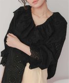 【ティティベイト/titivate】のフリルカラーレースブラウス トップス シャツ 刺繍 花柄 大人可愛い 大人の最旬トレンドファッション＆コーディネート founy(ファウニー) ファッション Fashion レディースファッション Fashion for Women トップス・カットソー Cut & Sew Tops シャツ・ブラウス・オフィスカジュアル Elegant Blouses & Button-Ups 花柄・フラワープリント・モチーフ Floral Prints & Motifs / Flower Pattern Tops アクセサリー Fashion Accessories クラシカル Classical, Vintage-Inspired デニム Denim, Jeans Material ネップ Nepp, Slub Yarn フェミニン Feminine, Girly フリル Frill, Ruffle ワーク Workwear, Utility Style エレガント 上品 Elegant thumbnail BK|ID: prp329100004990089 ipo3291000000037377411
