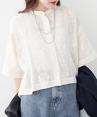 【アンドフォーエバー/RMAF】の【NAO】フラワーレースブラウス 大人の最旬トレンドファッション＆コーディネート founy(ファウニー) ファッション Fashion レディースファッション Fashion for Women トップス・カットソー Cut & Sew Tops シャツ・ブラウス・オフィスカジュアル Elegant Blouses & Button-Ups インナー Innerwear 春 Spring スマート Smart, Elegant レース Lace, Lace Fabric 再入荷 Restock / Back in Stock おすすめ Recommended / Our Picks 2026年 2026 2026春夏・S/S Spring/Summer 2026 SS26 thumbnail アイボリー|ID: prp329100004990090 ipo3291000000037377413