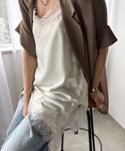 【ドゥドゥ/DouDou】のショート丈アシメレースキャミ 大人の最旬トレンドファッション＆コーディネート founy(ファウニー) ファッション Fashion レディースファッション Fashion for Women トップス・カットソー Cut & Sew Tops キャミソール&ノースリーブ Camisoles & Sleeveless Tops アシンメトリー Asymmetrical Style インナー Innerwear ショート Short, Short Length ジャケット Jacket, Outerwear スウェット / スエット Sweatshirt, Sweatwear スマート Smart, Elegant 雑誌 Magazine, Fashion Magazine チェック Check, Plaid, Tartan レース Lace, Lace Fabric ロング Long, Long-Length S/S・春夏 SS, Spring/Summer, Warm Season 再入荷 Restock / Back in Stock 夏 Summer 2026年 2026 2026春夏・S/S Spring/Summer 2026 SS26 thumbnail アイボリー|ID: prp329100004990094 ipo3291000000037377433