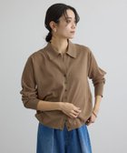 【サロン アダム エ ロペ/SALON adam et rope'】の【WEB限定】ドライタッチスキッパーカーディガン 大人の最旬トレンドファッション＆コーディネート founy(ファウニー) ファッション Fashion レディースファッション Fashion for Women トップス・カットソー Cut & Sew Tops カーディガン・羽織り Layered Style Cardigans レディースパーカー・カジュアルフーディー Casual Hoodies & Sweatshirts 春 Spring カーディガン Cardigan, Knitwear キャミワンピース Cami Dress, Slip Dress コンパクト Compact, Small Size シアー Sheer, See-Through スキッパー Skipper, Open Collar ボトム Bottoms, Lower Wear ポケット Pocket, Pocket Detail 羽織 Haori, Light Jacket おすすめ Recommended / Our Picks 夏 Summer thumbnail ブラウン(22)|ID: prp329100004990098 ipo3291000000037377476