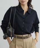 【サロン アダム エ ロペ/SALON adam et rope'】の【WEB限定】ドライタッチスキッパーカーディガン 大人の最旬トレンドファッション＆コーディネート founy(ファウニー) ファッション Fashion レディースファッション Fashion for Women トップス・カットソー Cut & Sew Tops カーディガン・羽織り Layered Style Cardigans レディースパーカー・カジュアルフーディー Casual Hoodies & Sweatshirts 春 Spring カーディガン Cardigan, Knitwear キャミワンピース Cami Dress, Slip Dress コンパクト Compact, Small Size シアー Sheer, See-Through スキッパー Skipper, Open Collar ボトム Bottoms, Lower Wear ポケット Pocket, Pocket Detail 羽織 Haori, Light Jacket おすすめ Recommended / Our Picks 夏 Summer thumbnail ネイビー(40)|ID: prp329100004990098 ipo3291000000037377477