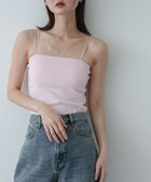 【センスオブプレイス/SENSE OF PLACE by URBAN RESEARCH】のダブルストラップカップツキキャミソール 大人の最旬トレンドファッション&コーディネート founy(ファウニー) ファッション Fashion レディースファッション Fashion for Women トップス・カットソー Cut & Sew Tops キャミソール&ノースリーブ Camisoles & Sleeveless Tops インナー Innerwear カーディガン Cardigan, Knitwear キャミソール Camisole, Spaghetti Strap Top シンプル Simple, Minimal スクエア Square, Square Shape スマート Smart, Elegant デコルテ Décolleté, Neckline S/S・春夏 SS, Spring/Summer, Warm Season 夏 Summer 2026年 2026 2026春夏・S/S Spring/Summer 2026 SS26 thumbnail ピンク|ID: prp329100004990106 ipo3291000000037377520