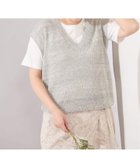 【ジャーナルスタンダード/JOURNAL STANDARD】の【osedit】WASHABLELINEN Vベスト 大人の最旬トレンドファッション＆コーディネート founy(ファウニー) ファッション Fashion レディースファッション Fashion for Women アウター Coat / Outerwear Collection トップス・カットソー Cut & Sew Tops ベスト&ジレ / 重ね着スタイル Vests & Gilets キャミソール Camisole, Spaghetti Strap Top ベスト Vest, Waistcoat ベーシック Basic, Essential ミックス Mix, Mixed Style メッシュ Mesh, Net Fabric リアル Real, Realistic リネン Linen, Linen Fabric レース Lace, Lace Fabric 夏 Summer thumbnail グレーA|ID: prp329100004990129 ipo3291000000037377632