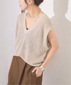 【ジャーナルスタンダード/JOURNAL STANDARD】の【osedit】WASHABLELINEN Vベスト 大人の最旬トレンドファッション＆コーディネート founy(ファウニー) ファッション Fashion レディースファッション Fashion for Women アウター Coat / Outerwear Collection トップス・カットソー Cut & Sew Tops ベスト&ジレ / 重ね着スタイル Vests & Gilets キャミソール Camisole, Spaghetti Strap Top ベスト Vest, Waistcoat ベーシック Basic, Essential ミックス Mix, Mixed Style メッシュ Mesh, Net Fabric リアル Real, Realistic リネン Linen, Linen Fabric レース Lace, Lace Fabric 夏 Summer thumbnail ベージュ|ID: prp329100004990129 ipo3291000000037377633