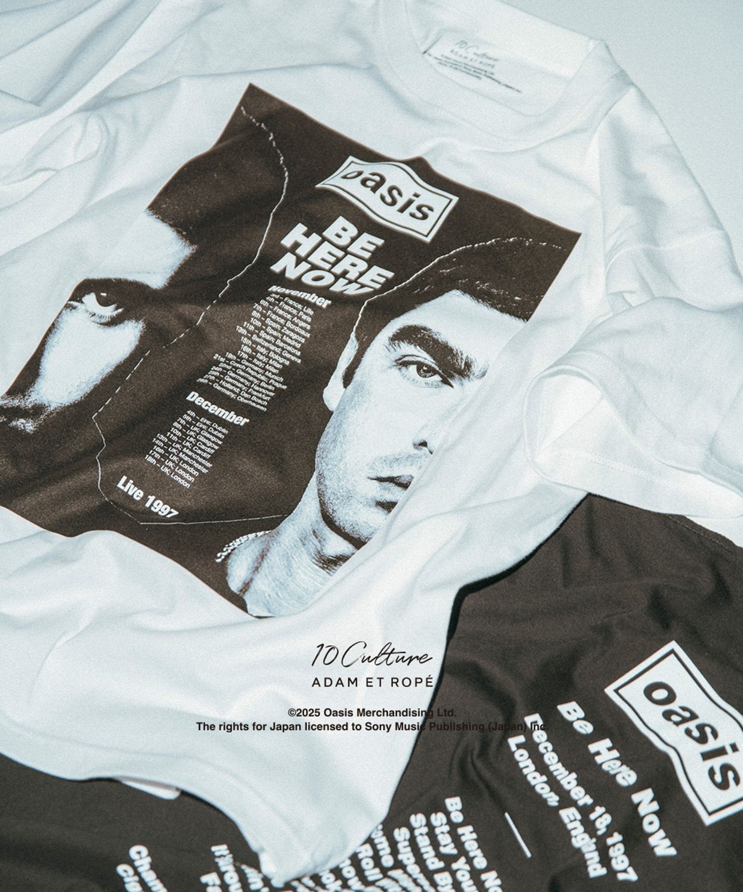 【アダム エ ロペ/ADAM ET ROPE'】の【oasis 10Culture / ADAM ET ROPE 】Tour Poster Design TSH インテリア・キッズ・メンズ・レディースファッション・服の通販 founy(ファウニー) 　ファッション　Fashion　レディースファッション　Fashion for Women　グラフィック　Graphic, Graphic Design　フロント　Front, Front Design　プリント　Print, Printed Pattern　ワーク　Workwear, Utility Style　2025年　2025　2025春夏・S/S　Spring/Summer 2025 SS25　ライトグレー(08)|ID: prp329100004990144 ipo3291000000037377761