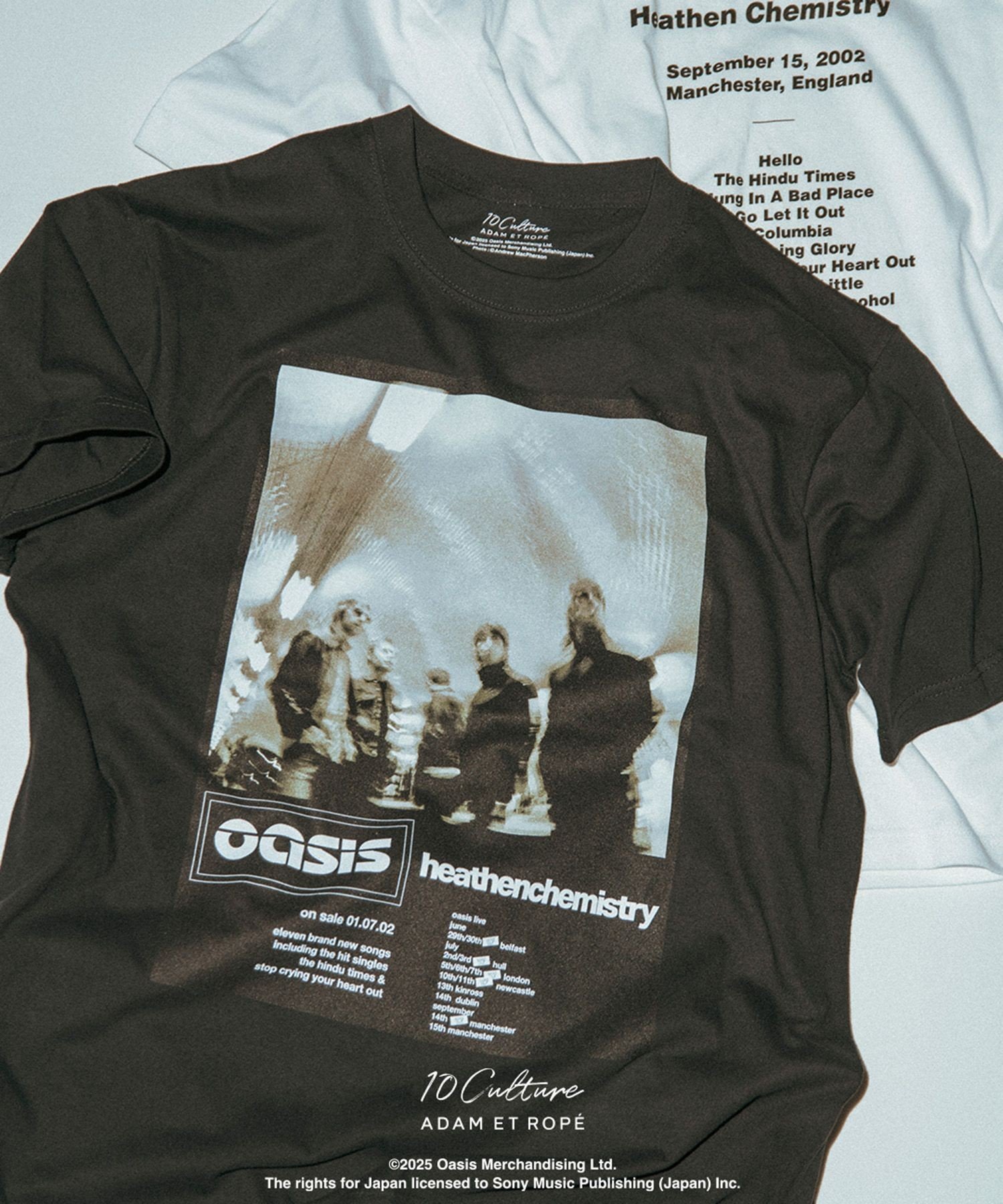 【アダム エ ロペ/ADAM ET ROPE'】の【oasis 10Culture / ADAM ET ROPE 】Tour Poster Design TSH インテリア・キッズ・メンズ・レディースファッション・服の通販 founy(ファウニー) 　ファッション　Fashion　レディースファッション　Fashion for Women　グラフィック　Graphic, Graphic Design　フロント　Front, Front Design　プリント　Print, Printed Pattern　ワーク　Workwear, Utility Style　2025年　2025　2025春夏・S/S　Spring/Summer 2025 SS25　グレー系(09)|ID: prp329100004990144 ipo3291000000037377762