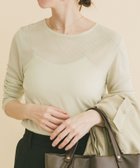 【アイテムズアーバンリサーチ/ITEMS URBAN RESEARCH】のシアーリブロングTシャツ 大人の最旬トレンドファッション＆コーディネート founy(ファウニー) ファッション Fashion レディースファッション Fashion for Women トップス・カットソー Cut & Sew Tops シャツ・ブラウス・オフィスカジュアル Elegant Blouses & Button-Ups ロングTシャツ・Tシャツ Longline T-Shirts & Tees 2026年 2026 2026春夏・S/S Spring/Summer 2026 SS26 インナー Innerwear キャミソール Camisole, Spaghetti Strap Top シアー Sheer, See-Through フィット Fit, Slim Fit エレガント 上品 Elegant 夏 Summer 定番 Standard, Basic Item S/S・春夏 SS, Spring/Summer, Warm Season thumbnail ミント|ID: prp329100004990145 ipo3291000000037377779