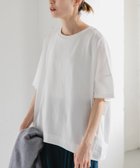 【アーバンリサーチ ドアーズ/URBAN RESEARCH DOORS】のFORK SPOON コクーンショートスリーブTシャツ 大人の最旬トレンドファッション＆コーディネート founy(ファウニー) ファッション Fashion レディースファッション Fashion for Women トップス・カットソー Cut & Sew Tops シャツ・ブラウス・オフィスカジュアル Elegant Blouses & Button-Ups ロングTシャツ・Tシャツ Longline T-Shirts & Tees 2026年 2026 2026春夏・S/S Spring/Summer 2026 SS26 シンプル Simple, Minimal ベーシック Basic, Essential 夏 Summer S/S・春夏 SS, Spring/Summer, Warm Season thumbnail オフホワイト|ID: prp329100004990146 ipo3291000000037377781