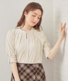 【インデックス/INDEX】のUVケアバンドカラートップス【洗濯機OK/吸水速乾/接触冷感】《S~3L/6col》 大人の最旬トレンドファッション＆コーディネート founy(ファウニー) ファッション Fashion レディースファッション Fashion for Women トップス・カットソー Cut & Sew Tops 吸水 Absorbent, Quick-Dry 軽量 Lightweight, Ultra Light ジャケット Jacket, Outerwear スマート Smart, Elegant トレンド Trend, Trending Now ドレープ Drape, Draping Fabric バランス Balance, Style Balance フロント Front, Front Design ボトム Bottoms, Lower Wear 夏 Summer エレガント 上品 Elegant thumbnail グレージュ|ID: prp329100004990147 ipo3291000000037377786