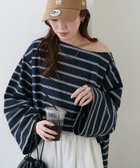 【ディスコート/Discoat】の2WAYワンショルボーダープルオーバー《WEB限定カラーあり》 大人の最旬トレンドファッション＆コーディネート founy(ファウニー) ファッション Fashion レディースファッション Fashion for Women トップス・カットソー Cut & Sew Tops カジュアルプルオーバー・ニットトップス Pullovers & Knit Tops / Casual Pullovers おすすめ Recommended / Our Picks シンプル Simple, Minimal ボーダー Border, Stripe ワイド Wide, Wide Fit ワンショル One Shoulder, Asymmetrical thumbnail ネイビー|ID: prp329100004990165 ipo3291000000037377889