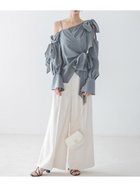 【スナイデル/SNIDEL】のマリンワイドパンツ 大人の最旬トレンドファッション＆コーディネート founy(ファウニー) ファッション Fashion レディースファッション Fashion for Women パンツ Pants & Trousers 今季 This Season, Current Season シャーリング Shirring, Ruched スマート Smart, Elegant センター Center, Center Line トレンド Trend, Trending Now フィット Fit, Slim Fit フロント Front, Front Design ポケット Pocket, Pocket Detail ワイド Wide, Wide Fit thumbnail IVR[003]|ID: prp329100004990179 ipo3291000000037377986