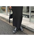 【アンドミー/andme】のリブ ニット ロング タイト スカート 大人の最旬トレンドファッション＆コーディネート founy(ファウニー) ファッション Fashion レディースファッション Fashion for Women スカート Skirts インナー Innerwear ショーツ Shorts, Short Pants ストレッチ Stretch, Stretchy Fabric ボトム Bottoms, Lower Wear ポケット Pocket, Pocket Detail リラックス Relax, Relaxed Fit ロング Long, Long-Length thumbnail ブラック|ID: prp329100004990197 ipo3291000000037378083