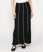 【ゴム/gomme】のコードテレコスカート 大人の最旬トレンドファッション＆コーディネート founy(ファウニー) ファッション Fashion レディースファッション Fashion for Women スカート Skirts thumbnail 黒|ID: prp329100004990215 ipo3291000000037378165