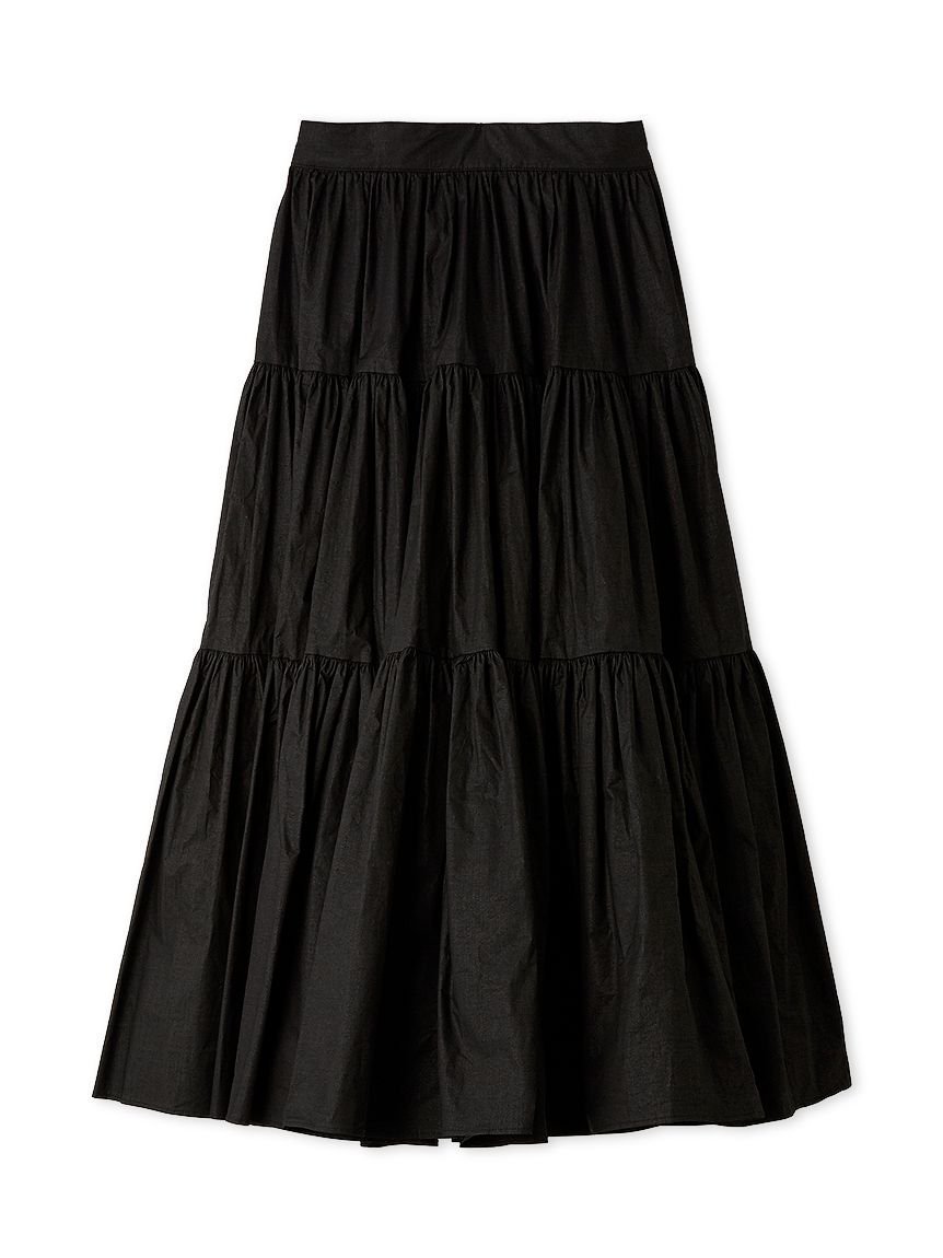 【スナイデル/SNIDEL】のボリュームフレアスカート インテリア・キッズ・メンズ・レディースファッション・服の通販 founy(ファウニー) 　ファッション　Fashion　レディースファッション　Fashion for Women　スカート　Skirts　Aライン・フレアスカート　A-Line & Flared Skirts　おすすめ　Recommended / Our Picks　シアー　Sheer, See-Through　ストレート　Straight, Straight Cut　スマート　Smart, Elegant　フィット　Fit, Slim Fit　夏　Summer　春　Spring　S/S・春夏　SS, Spring/Summer, Warm Season　BLK[009]|ID: prp329100004990219 ipo3291000000037378188