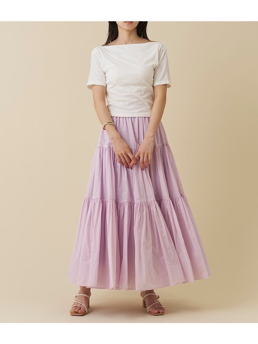 【スナイデル/SNIDEL】のボリュームフレアスカート インテリア・キッズ・メンズ・レディースファッション・服の通販 founy(ファウニー) 　ファッション　Fashion　レディースファッション　Fashion for Women　スカート　Skirts　Aライン・フレアスカート　A-Line & Flared Skirts　おすすめ　Recommended / Our Picks　シアー　Sheer, See-Through　ストレート　Straight, Straight Cut　スマート　Smart, Elegant　フィット　Fit, Slim Fit　夏　Summer　春　Spring　S/S・春夏　SS, Spring/Summer, Warm Season　LPNK[061]|ID: prp329100004990219 ipo3291000000037378189