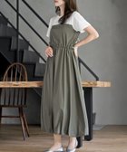 【アールピーエス/rps】のカットレイヤー風ドッキングバルーンワンピース 大人の最旬トレンドファッション＆コーディネート founy(ファウニー) ファッション Fashion レディースファッション Fashion for Women ワンピース Dresses シンプル Simple, Minimal ドッキング Docking, Mixed Material バルーン Balloon, Balloon Silhouette ブラウジング Blouson Silhouette, Cinched Waist ポケット Pocket, Pocket Detail メッシュ Mesh, Net Fabric 再入荷 Restock / Back in Stock thumbnail カーキ|ID: prp329100004990237 ipo3291000000037378269