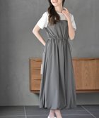 【アールピーエス/rps】のカットレイヤー風ドッキングバルーンワンピース 大人の最旬トレンドファッション＆コーディネート founy(ファウニー) ファッション Fashion レディースファッション Fashion for Women ワンピース Dresses シンプル Simple, Minimal ドッキング Docking, Mixed Material バルーン Balloon, Balloon Silhouette ブラウジング Blouson Silhouette, Cinched Waist ポケット Pocket, Pocket Detail メッシュ Mesh, Net Fabric 再入荷 Restock / Back in Stock thumbnail チャコールグレー|ID: prp329100004990237 ipo3291000000037378270