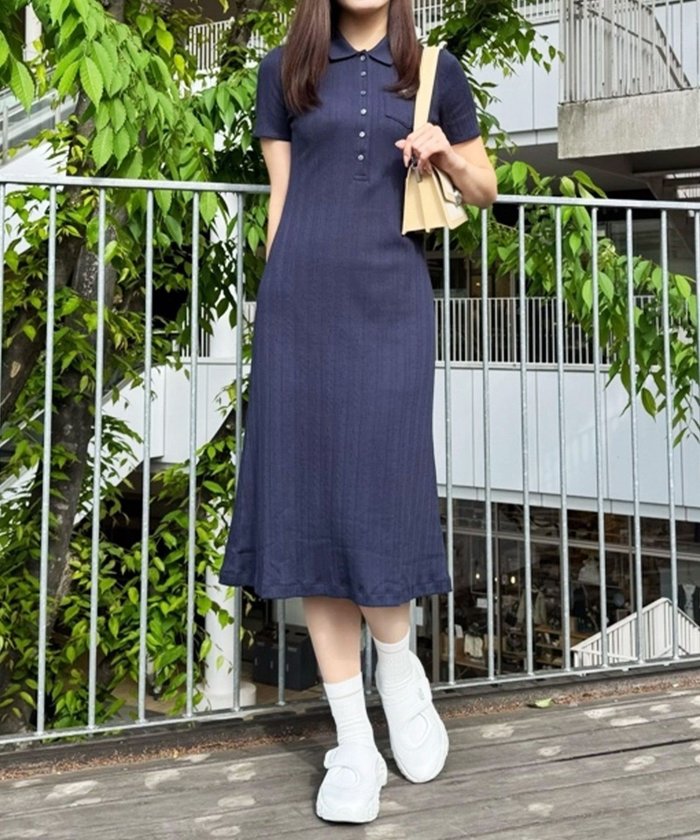 【ラコステ/LACOSTE】のブランドネームロゴレースモチーフ透かし編みポロドレス / ワンピース インテリア・キッズ・メンズ・レディースファッション・服の通販 founy(ファウニー) https://founy.com/ ファッション Fashion レディースファッション Fashion for Women ワンピース Dresses フォーマル・パーティードレス・結婚式用ドレス Elegant & Casual Dresses ドレス Dress, One-Piece ポケット Pocket, Pocket Detail リボン Ribbon, Bow レース Lace, Lace Fabric ロング Long, Long-Length 透かし Cut-Out, Lacework |ID: prp329100004990238 ipo3291000000037378272