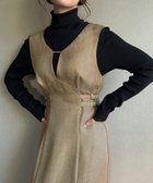 【ジュノア/JUNOAH】のサイドベルトタイトジャンパースカート 大人の最旬トレンドファッション＆コーディネート founy(ファウニー) ファッション Fashion レディースファッション Fashion for Women スカート Skirts ベルト&ウエストマーク Belts & Waist Accessories thumbnail ベージュ|ID: prp329100004990239 ipo3291000000037378281