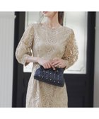 【ビーフラット/bflat】の刺繍レース バックリボン タイトドレス ベージュ|ID: prp329100004990254 ipo3291000000037378342