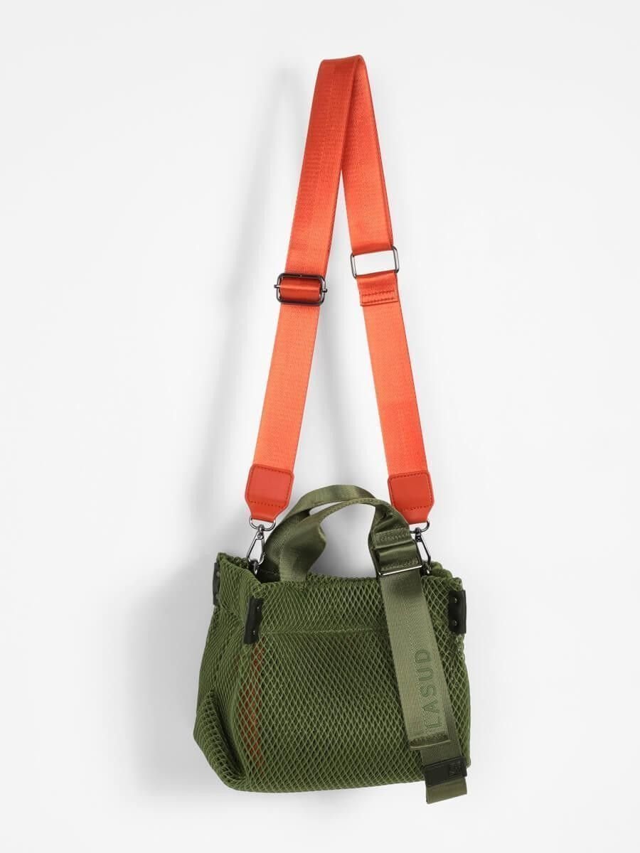 【ラシュッド/LASUD】の【オンライン限定】インポーチ付き2WAYメッシュミニトートバッグ インテリア・キッズ・メンズ・レディースファッション・服の通販 founy(ファウニー) 　ファッション　Fashion　レディースファッション　Fashion for Women　バッグ　Bags　ポーチ&ミニバッグ　Pouches & Mini Bags　アシンメトリー　Asymmetrical Style　ショルダー　Shoulder, Shoulder Strap　ビビッド　Vivid, Bright Tone　ポーチ　Pouch, Small Case　メッシュ　Mesh, Net Fabric　ワイド　Wide, Wide Fit　ワンポイント　One Point, Statement Accent　夏　Summer　カーキ|ID: prp329100004990262 ipo3291000000037378384