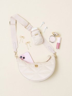 【スナイデル/SNIDEL】の【新色追加/WEB限定】マルチウェイムーンバッグ 大人の最旬トレンドファッション＆コーディネート founy(ファウニー) ファッション Fashion レディースファッション Fashion for Women バッグ Bags イエロー Yellow キルティング Quilted, Quilting 今季 This Season, Current Season スマート Smart, Elegant 財布 Wallet, Purse トレンド Trend, Trending Now フェミニン Feminine, Girly ポーチ Pouch, Small Case リップ Lip, Lip Motif エレガント 上品 Elegant |ID:prp329100004990265