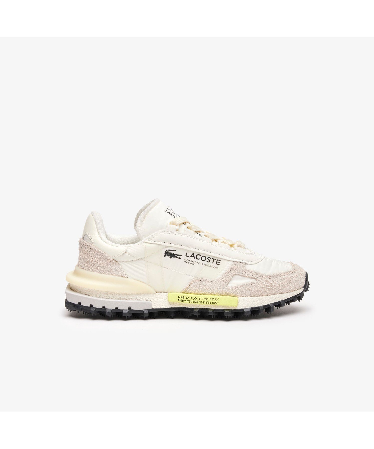 【ラコステ/LACOSTE】のレディース ELITE ACTIVE 223 1 SFA インテリア・キッズ・メンズ・レディースファッション・服の通販 founy(ファウニー) 　ファッション　Fashion　レディースファッション　Fashion for Women　アウトドア　Outdoor Clothing　クラシック　Classic, Timeless Style　コンビ　Combo, Combination Style　シューズ　Shoes, Footwear　ラバー　Rubber, Rubber Sole　ランニング　Running, Running Wear, Activewear, Jogging　オフホワイト|ID: prp329100004990299 ipo3291000000037378560