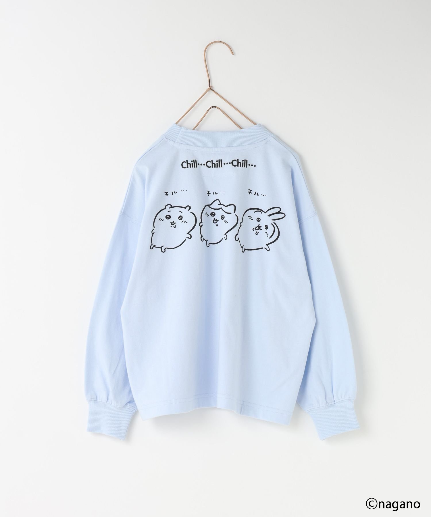 【ローリーズファーム/LOWRYS FARM / KIDS】のちいかわロンT インテリア・キッズ・メンズ・レディースファッション・服の通販 founy(ファウニー) 　ファッション　Fashion　キッズファッション　Fashion for Kids　プリント　Print, Printed Pattern　ブルー予約|ID: prp329100004990337 ipo3291000000037378734
