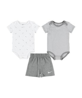 【ルーキー/ROOKIE / KIDS】のベビー(80-90cm) セット商品 NIKE(ナイキ) NKN BE STRIPE SWOOSHFETTI SET 大人の最旬トレンドファッション＆コーディネート founy(ファウニー) ファッション Fashion キッズファッション Fashion for Kids ショート Short, Short Length ベビー Baby, Babywear ロンパース Romper, Jumpsuit |ID:prp329100004990343