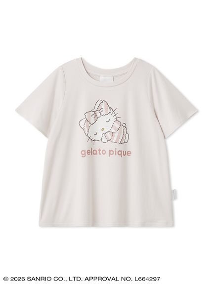 【その他のブランド/Other】の【gelato pique】【KIDS】ワンポイントTシャツ インテリア・キッズ・メンズ・レディースファッション・服の通販 founy(ファウニー) 　ファッション　Fashion　キッズファッション　Fashion for Kids　おすすめ　Recommended / Our Picks　ギフト プレゼント　Gift / Present　ショート　Short, Short Length　スマート　Smart, Elegant　ベビー　Baby, Babywear　ボーダー　Border, Stripe　モコモコ　Fuzzy, Fluffy　ワンポイント　One Point, Statement Accent　PNK[066]|ID: prp329100004990352 ipo3291000000037378799