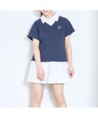 【ナルミヤ オンライン/NARUMIYA ONELINE / KIDS】のレイヤード風ワンピース 大人の最旬トレンドファッション&コーディネート founy(ファウニー) ファッション Fashion キッズファッション Fashion for Kids ワンピース Dresses おすすめ Recommended / Our Picks カットソー Cut and Sewn Top プリーツ Pleats, Pleated ポケット Pocket, Pocket Detail ロング Long, Long-Length エレガント 上品 Elegant 夏 Summer 春 Spring S/S・春夏 SS, Spring/Summer, Warm Season thumbnail 紺|ID: prp329100004990396 ipo3291000000037378963
