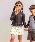 【グローバルワーク/GLOBAL WORK / KIDS】の2SETラッシュガードスカート/100-120cm展開/643438 大人の最旬トレンドファッション＆コーディネート founy(ファウニー) ファッション Fashion キッズファッション Fashion for Kids おすすめ Recommended / Our Picks インナー Innerwear ガーリー Girly, Feminine Style サンダル Sandals, Summer Shoes ドット Polka Dot, Dot Pattern プリント Print, Printed Pattern リボン Ribbon, Bow ワンポイント One Point, Statement Accent 水着 Swimsuit, Swimwear thumbnail ブラック×ドット09|ID: prp329100004990435 ipo3291000000037379130