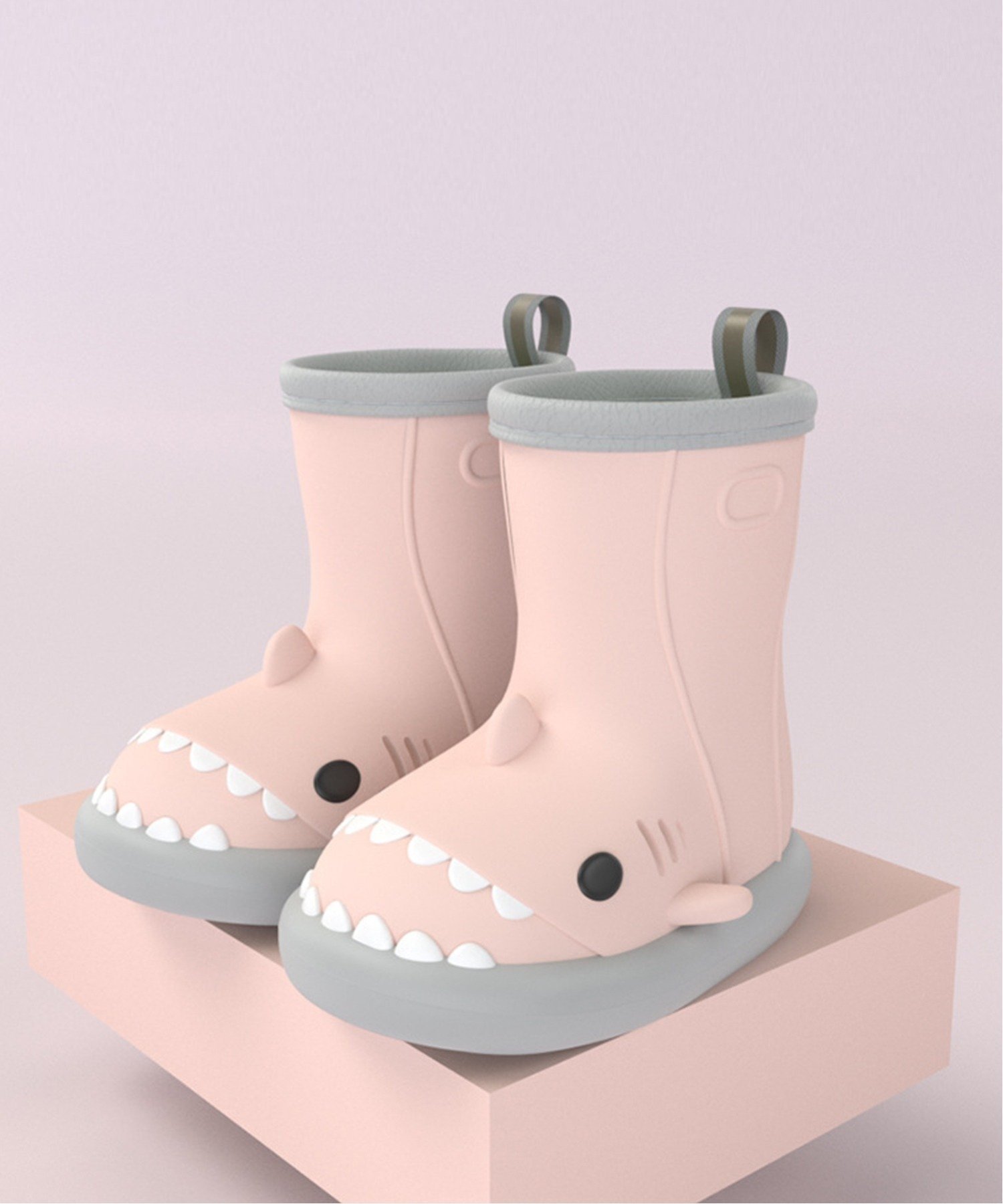 【アイモハ/aimoha / KIDS】のaimoha KIDS/【aimoha-KIDS-】【定番】激かわいい立体的なシャーク レインブーツ インテリア・キッズ・メンズ・レディースファッション・服の通販 founy(ファウニー) 　ファッション　Fashion　キッズファッション　Fashion for Kids　ブロック　Block, Solid Block Pattern　ベーシック　Basic, Essential　定番　Standard, Basic Item　ピンク系その他2|ID: prp329100004990447 ipo3291000000037379183