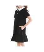 【その他のブランド/Other】のポロシャツワンピース ポケット 襟 衿 子供服 キッズ 女の子 Bee 大人の最旬トレンドファッション＆コーディネート founy(ファウニー) ファッション Fashion キッズファッション Fashion for Kids ワンピース Dresses トレンド Trend, Trending Now フレア Flare, Flared ポケット Pocket, Pocket Detail ポロシャツ Polo Shirt, Collared Tee thumbnail ブラック|ID: prp329100004990451 ipo3291000000037379201