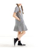 【その他のブランド/Other】のポロシャツワンピース ポケット 襟 衿 子供服 キッズ 女の子 Bee 大人の最旬トレンドファッション＆コーディネート founy(ファウニー) ファッション Fashion キッズファッション Fashion for Kids ワンピース Dresses トレンド Trend, Trending Now フレア Flare, Flared ポケット Pocket, Pocket Detail ポロシャツ Polo Shirt, Collared Tee thumbnail ブラック×チェック|ID: prp329100004990451 ipo3291000000037379208