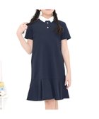 【その他のブランド/Other】のポロシャツワンピース ポケット 襟 衿 子供服 キッズ 女の子 Bee 大人の最旬トレンドファッション＆コーディネート founy(ファウニー) ファッション Fashion キッズファッション Fashion for Kids ワンピース Dresses トレンド Trend, Trending Now フレア Flare, Flared ポケット Pocket, Pocket Detail ポロシャツ Polo Shirt, Collared Tee thumbnail ネイビー|ID: prp329100004990451 ipo3291000000037379210