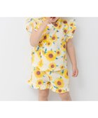 【チルツー/chil2 / KIDS】のフリル甚平上下セット 大人の最旬トレンドファッション＆コーディネート founy(ファウニー) ファッション Fashion キッズファッション Fashion for Kids フリル Frill, Ruffle thumbnail Eひまわり|ID: prp329100004990458 ipo3291000000037379230