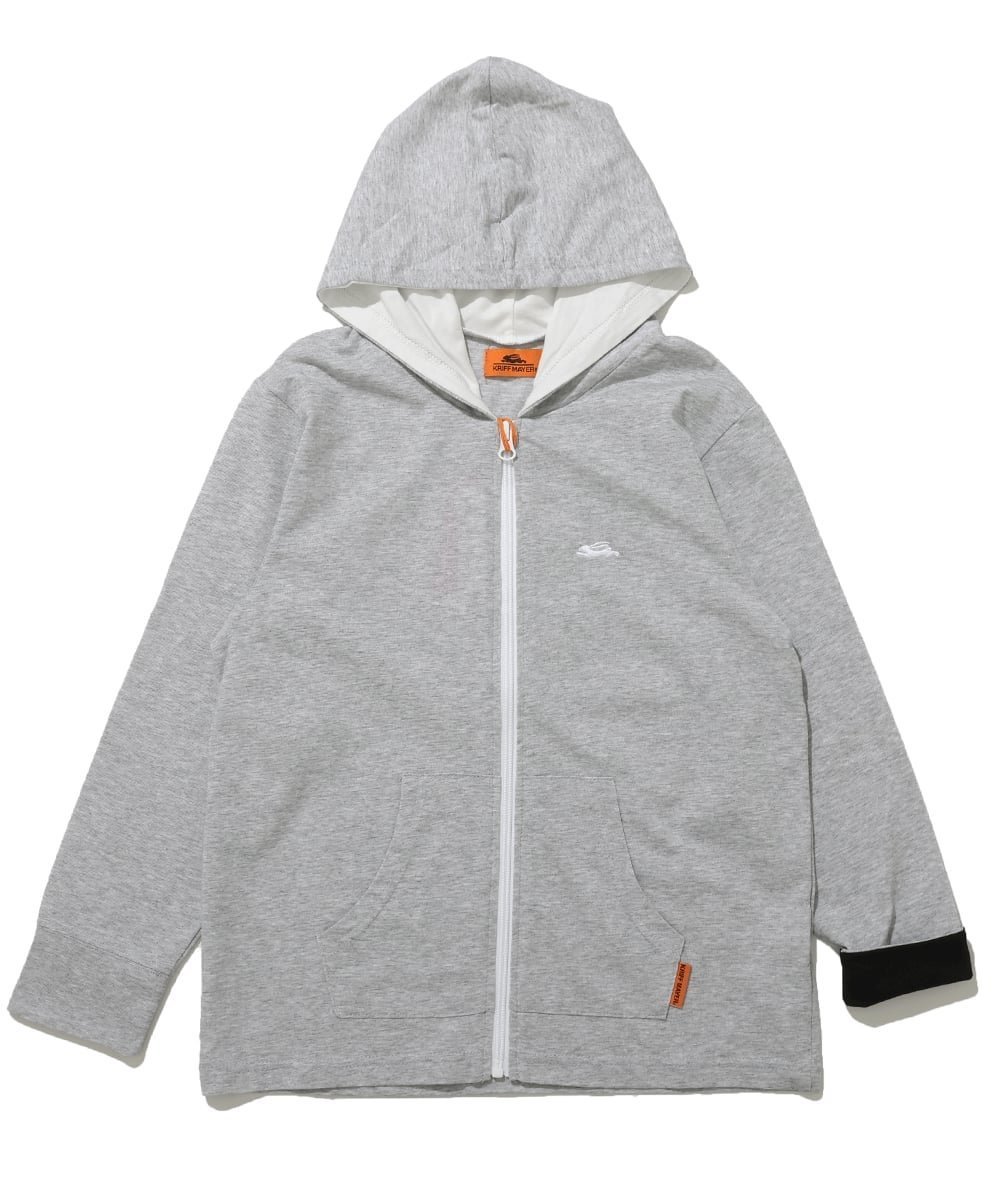 【クリフメイヤー キッズ/KRIFF MAYER / KIDS】のUVカットさらパーカー インテリア・キッズ・メンズ・レディースファッション・服の通販 founy(ファウニー) 　ファッション　Fashion　キッズファッション　Fashion for Kids　春　Spring　秋　Autumn　スタンダード　Standard, Basic　長袖　Long Sleeve, Full Sleeve　パーカー　Hoodie, Parka　ベーシック　Basic, Essential　メンズ　Men's, Menswear　2026年　2026　2026春夏・S/S　Spring/Summer 2026 SS26　GRAY|ID: prp329100004990464 ipo3291000000037379250