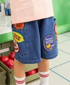 【エフオー オンラインストア/F.O.Online Store / KIDS】のBREEZEMART ワッペンハーフパンツ 5分丈 大人の最旬トレンドファッション＆コーディネート founy(ファウニー) ファッション Fashion キッズファッション Fashion for Kids ボトムス Bottoms おすすめ Recommended / Our Picks プリント Print, Printed Pattern 人気 Popular, Best Seller thumbnail デニム|ID: prp329100004990604 ipo3291000000037380580