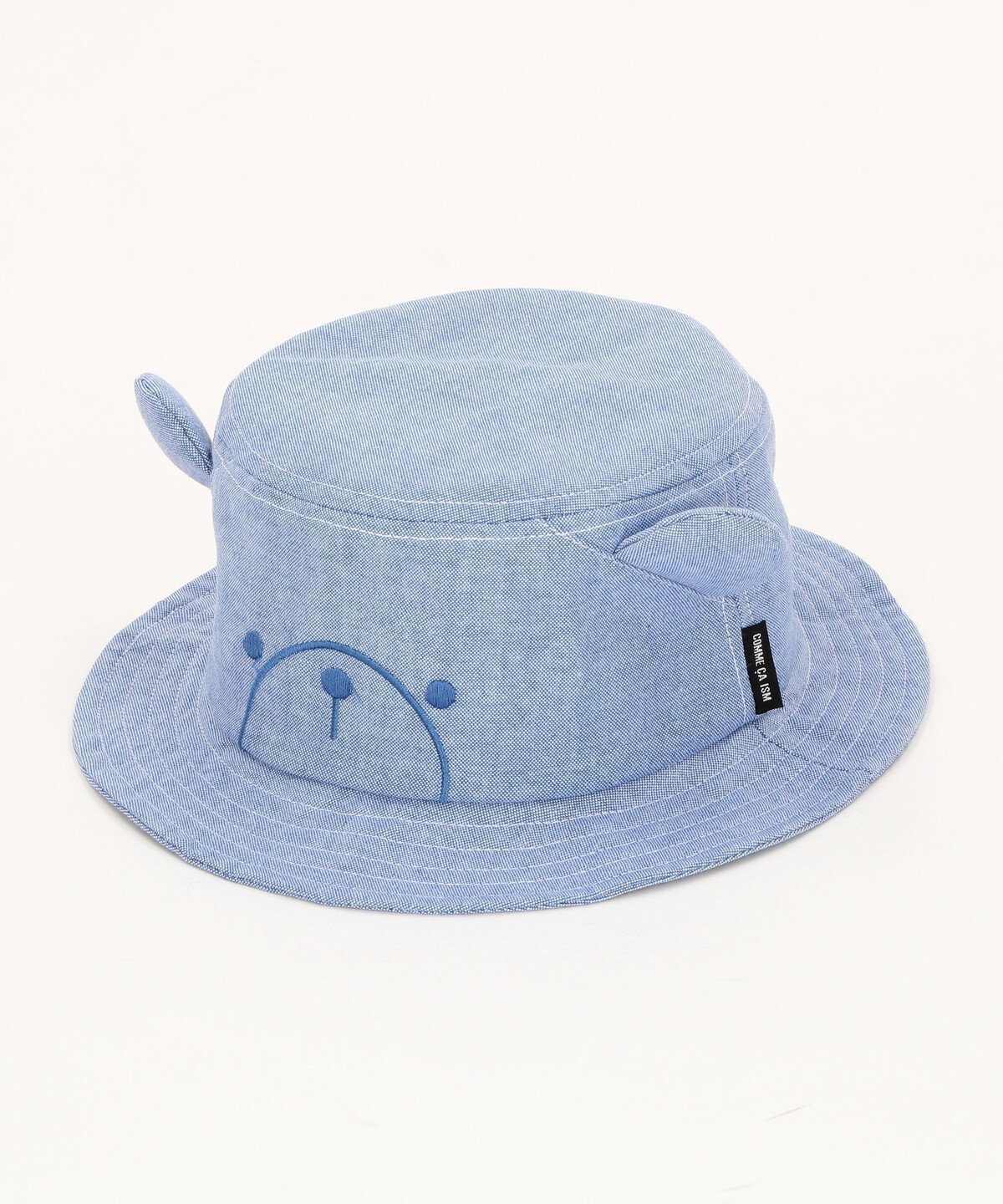 【コムサイズム/COMME CA ISM / KIDS】のクマハット インテリア・キッズ・メンズ・レディースファッション・服の通販 founy(ファウニー) 　ファッション　Fashion　キッズファッション　Fashion for Kids　シャンブレー　Chambray, Denim-Like Fabric　シンプル　Simple, Minimal　ベビー　Baby, Babywear　夏　Summer　帽子　Hat, Headwear　春　Spring　S/S・春夏　SS, Spring/Summer, Warm Season　ブルー|ID: prp329100004990790 ipo3291000000037380847