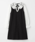 【ユナイテッドアローズ/UNITED ARROWS / KIDS】のポンチ レースエリ ワンピース / キッズ 140cm-160cm 大人の最旬トレンドファッション＆コーディネート founy(ファウニー) ファッション Fashion キッズファッション Fashion for Kids ワンピース Dresses インナー Innerwear オケージョン Occasion Wear 春 Spring カットソー Cut and Sewn Top カーディガン Cardigan, Knitwear コンビ Combo, Combination Style スリーブ Sleeve, Long Sleeve / Short Sleeve フォーマル Formal, Dressy リボン Ribbon, Bow レース Lace, Lace Fabric アウトレット Outlet / Clearance おすすめ Recommended / Our Picks エレガント 上品 Elegant セレモニー Ceremony 入学式 Entrance Ceremony 卒業式 Graduation Ceremony 結婚式 Wedding 2025年 2025 2025春夏・S/S Spring/Summer 2025 SS25 thumbnail BLACK|ID: prp329100004990797 ipo3291000000037380859