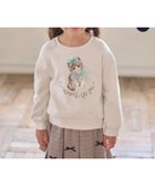 【エニー/ANY / KIDS】のネコプリント トレーニャー 大人の最旬トレンドファッション＆コーディネート founy(ファウニー) ファッション Fashion キッズファッション Fashion for Kids オーガンジー Organza Fabric トレーナー Sweatshirt, Trainer ネコ Cat, Feline Motif フロント Front, Front Design プリント Print, Printed Pattern ポケット Pocket, Pocket Detail リボン Ribbon, Bow ロング Long, Long-Length thumbnail エクリュ[002]|ID: prp329100004990977 ipo3291000000037381125