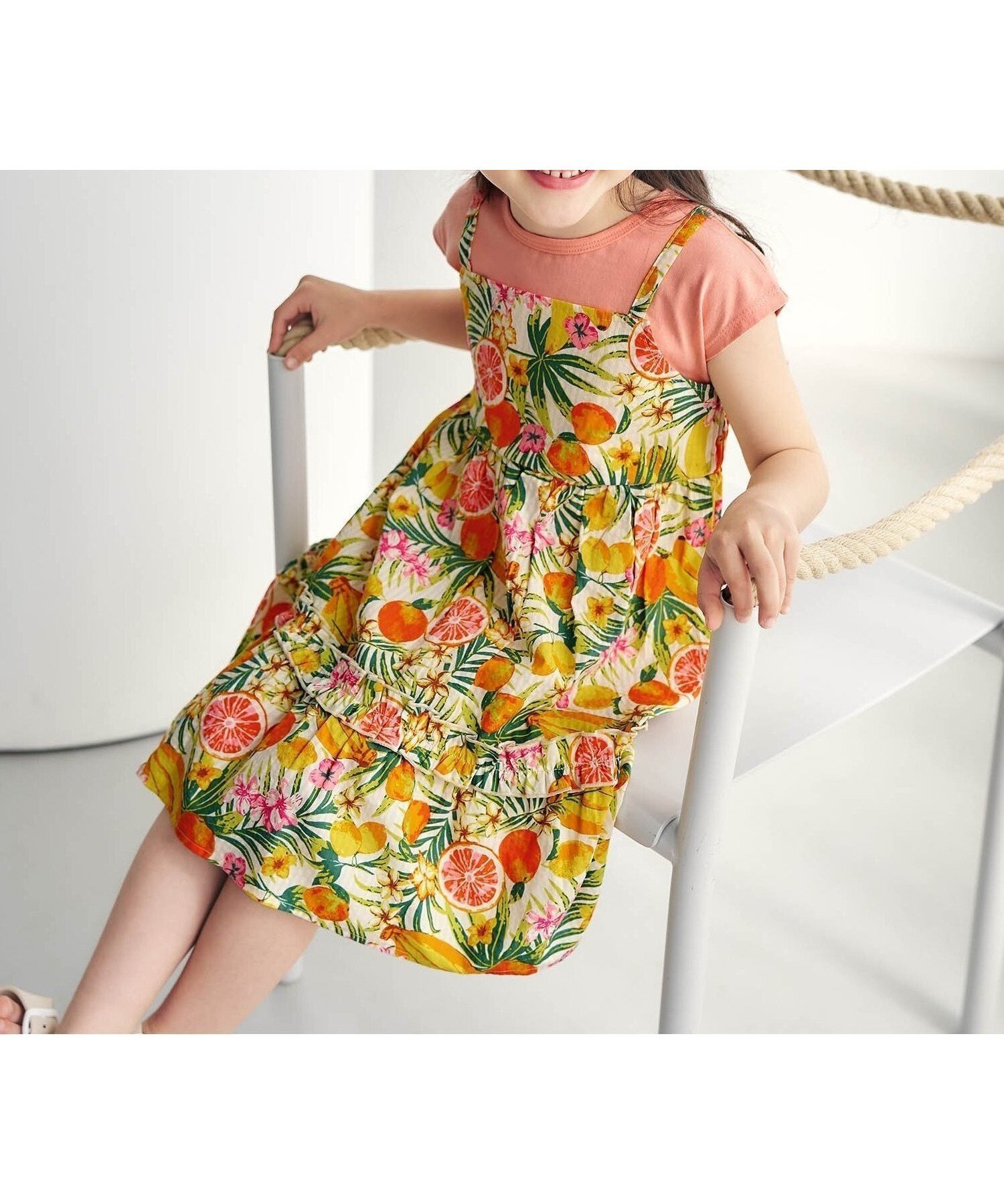 【エフオー オンラインストア/F.O.Online Store / KIDS】の【リンク】3柄フリルキャミドッキングワンピース 大人の最旬トレンドファッション＆コーディネート founy(ファウニー) 　ファッション　Fashion　キッズファッション　Fashion for Kids　ワンピース　Dresses　 other-1|ID: prp329100004991065 ipo3291000000037381293