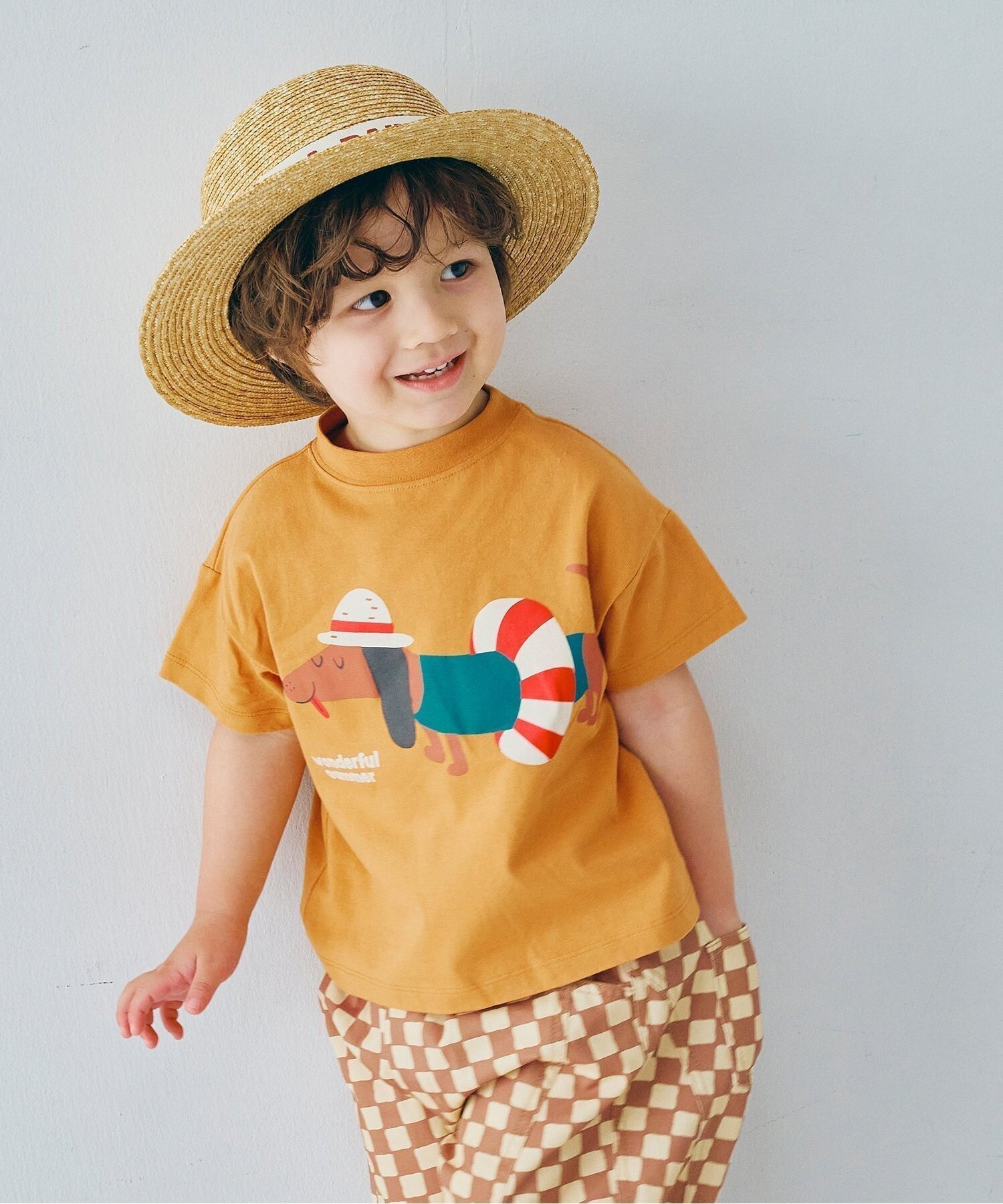 【エフオー オンラインストア/F.O.Online Store / KIDS】のバリエーショングラフィックTシャツ 全10色 インテリア・キッズ・メンズ・レディースファッション・服の通販 founy(ファウニー) 　ファッション　Fashion　キッズファッション　Fashion for Kids　グラフィック　Graphic, Graphic Design　プリント　Print, Printed Pattern　夏　Summer　犬　Dog　ベージュ|ID: prp329100004991070 ipo3291000000037381315
