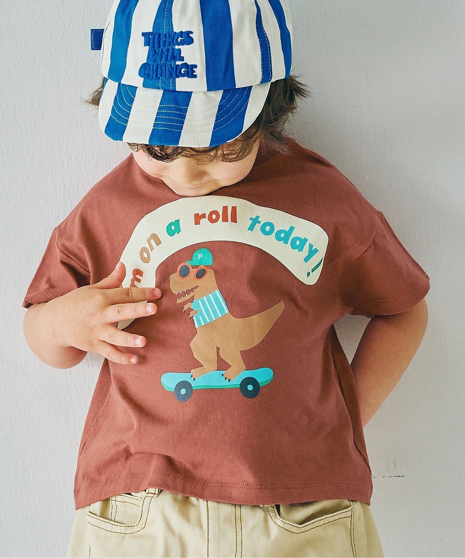 【エフオー オンラインストア/F.O.Online Store / KIDS】のバリエーショングラフィックTシャツ 全10色 インテリア・キッズ・メンズ・レディースファッション・服の通販 founy(ファウニー) 　ファッション　Fashion　キッズファッション　Fashion for Kids　グラフィック　Graphic, Graphic Design　プリント　Print, Printed Pattern　夏　Summer　犬　Dog　ブラウン|ID: prp329100004991070 ipo3291000000037381316