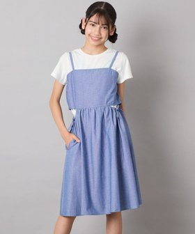 【アー ヴェー ヴェー/a.v.v / KIDS】の100-160 ドッキングスリットワンピース 大人の最旬トレンドファッション&コーディネート founy(ファウニー) ファッション Fashion キッズファッション Fashion for Kids ワンピース Dresses インナー Innerwear カットソー Cut and Sewn Top ガーリー Girly, Feminine Style サンダル Sandals, Summer Shoes シャンブレー Chambray, Denim-Like Fabric チェック Check, Plaid, Tartan トレンド Trend, Trending Now ポケット Pocket, Pocket Detail リボン Ribbon, Bow 楽ちん Easy Fit, Comfortable 再入荷 Restock / Back in Stock おすすめ Recommended / Our Picks 夏 Summer エレガント 上品 Elegant |ID:prp329100004991090
