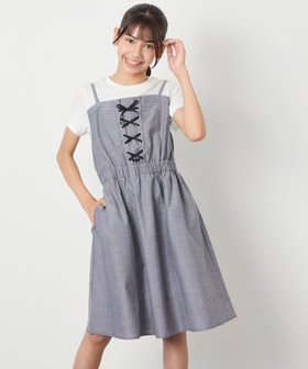 【アー ヴェー ヴェー/a.v.v / KIDS】の120-160 【接触冷感/ジメジメ対策】フロントレースアップドッキングワンピース 大人の最旬トレンドファッション&コーディネート founy(ファウニー) ファッション Fashion キッズファッション Fashion for Kids ワンピース Dresses カットソー Cut and Sewn Top ガーリー Girly, Feminine Style クール Cool, Chic ドッキング Docking, Mixed Material ドレス Dress, One-Piece フロント Front, Front Design ポケット Pocket, Pocket Detail リボン Ribbon, Bow レース Lace, Lace Fabric 楽ちん Easy Fit, Comfortable 再入荷 Restock / Back in Stock おすすめ Recommended / Our Picks 夏 Summer 旅行 Travel エレガント 上品 Elegant |ID:prp329100004991091