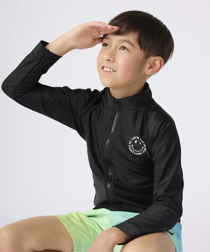 【オーシャンパシフィック/ocean pacific / OP / KIDS】のRUSTY/ラッシュガード インテリア・キッズ・メンズ・レディースファッション・服の通販 founy(ファウニー) https://founy.com/ ファッション Fashion キッズファッション Fashion for Kids アウトドア Outdoor Clothing キャラクター Character, Licensed Characters フロント Front, Front Design 吸水 Absorbent, Quick-Dry |ID: prp329100004991094 ipo3291000000037381447