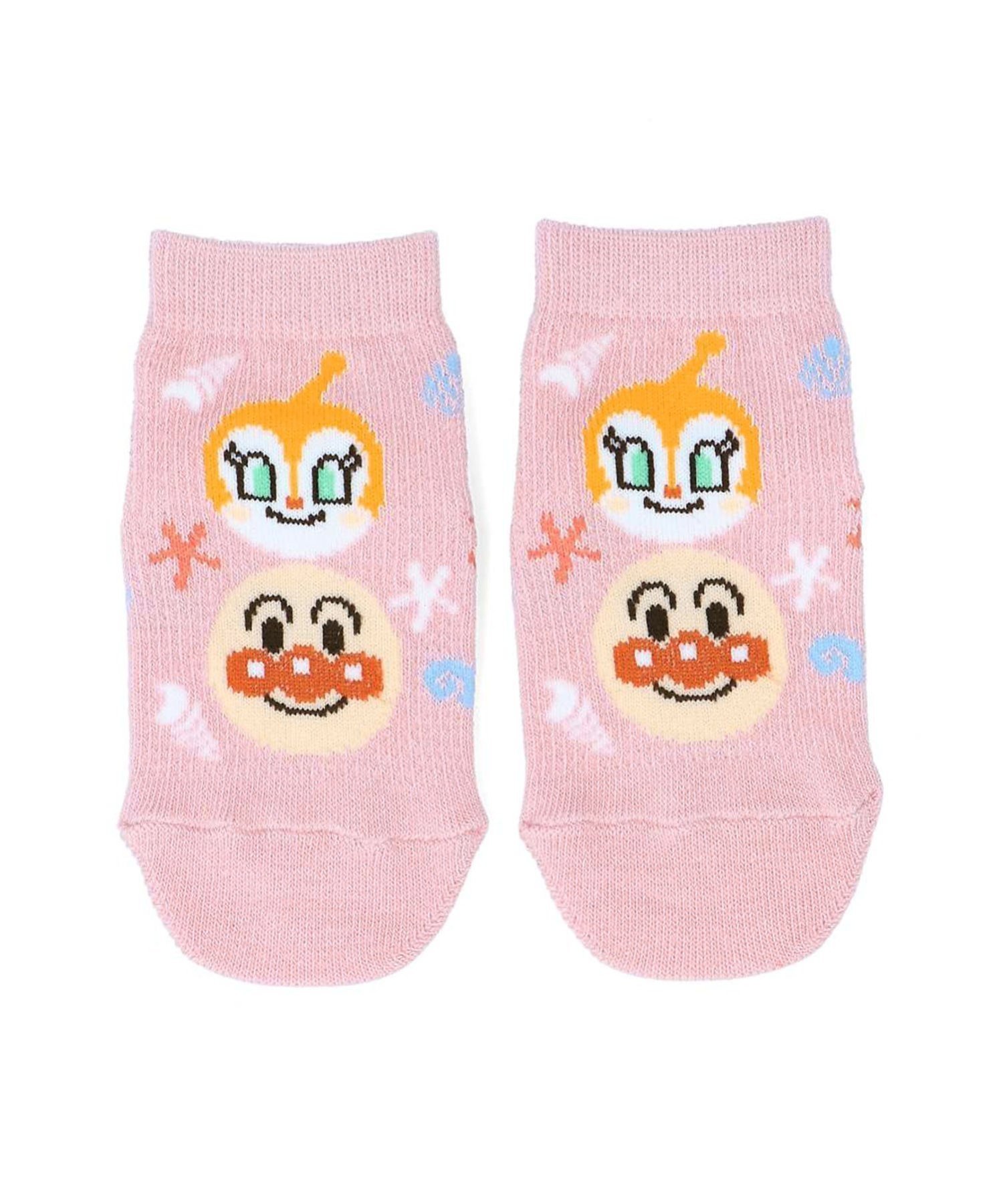 【アンパンマンキッズコレクション/ANPANMAN KIDS COLLECTION / KIDS】のANPANMAN KIDS COLLECTION/シェル柄メッシュショートソックス インテリア・キッズ・メンズ・レディースファッション・服の通販 founy(ファウニー) 　ファッション　Fashion　キッズファッション　Fashion for Kids　カラフル　Colorful Design　キャラクター　Character, Licensed Characters　コレクション　Collection, Seasonal Line　ソックス　Socks, Hosiery　ベビー　Baby, Babywear　ボーイズ　Boyish, Boy Style　メッシュ　Mesh, Net Fabric　メンズ　Men's, Menswear　日本製　Made In Japan　ギフト プレゼント　Gift / Present　ピンク|ID: prp329100004991102 ipo3291000000037381491